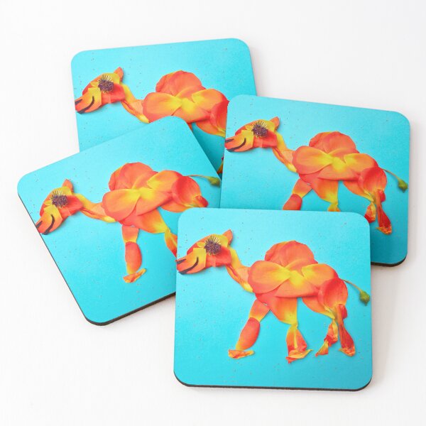 Item preview, A gorgeous bright orange camel made from rose petals designed and sold by Loopington.