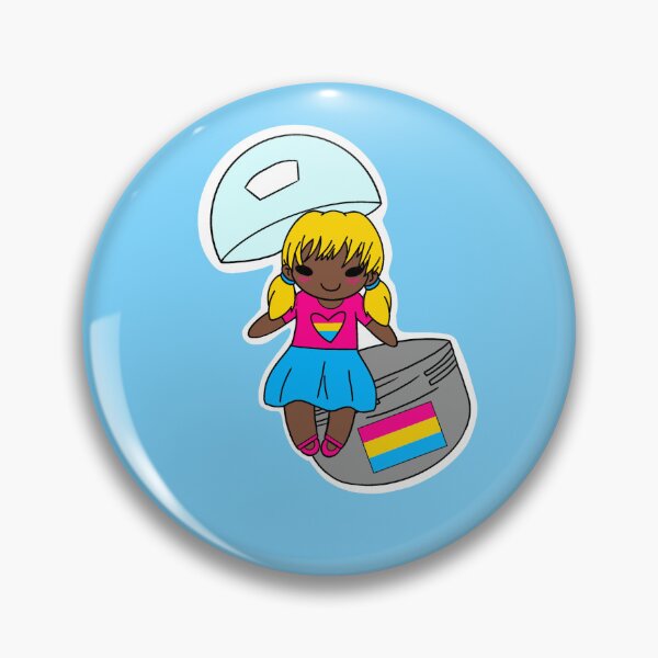 Item preview, Pansexual Pride Gashapon  designed and sold by TickityC.