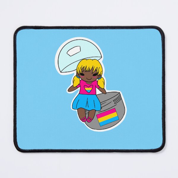 Item preview, Pansexual Pride Gashapon designed and sold by TickityC.