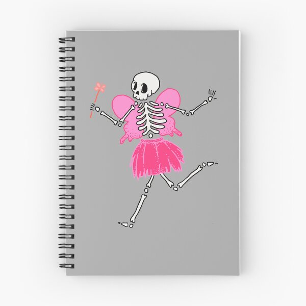 Item preview, Skeleton with pink tutu and fairy wings with wand designed and sold by adesignworld.