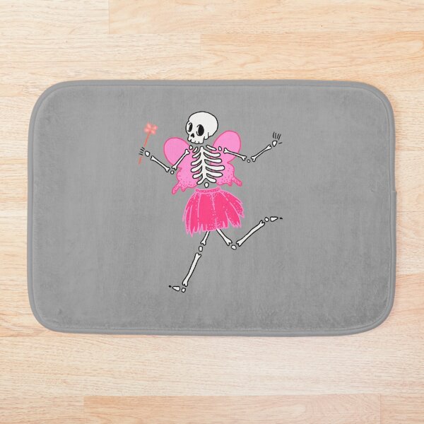 Item preview, Skeleton with pink tutu and fairy wings with wand designed and sold by adesignworld.