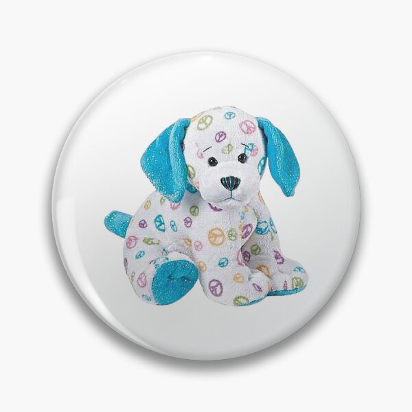 Item preview, Peace sign puppy webkinz designed and sold by Silly Stickers Etc..