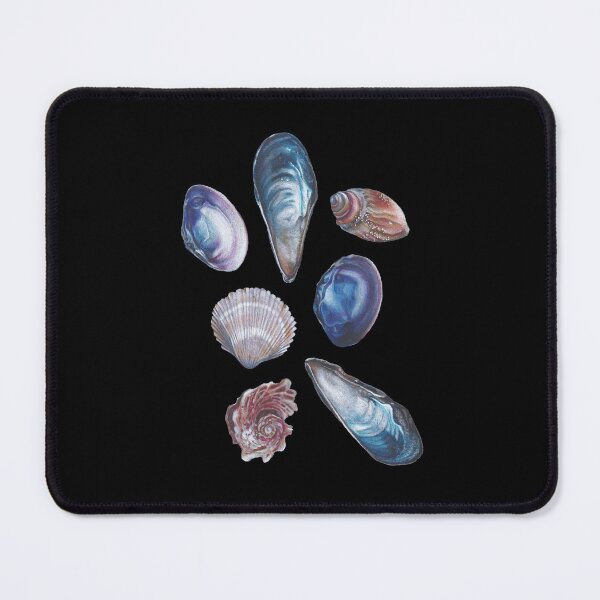 Item preview, Iridescent Shells Illustration designed and sold by Amber Frazier.