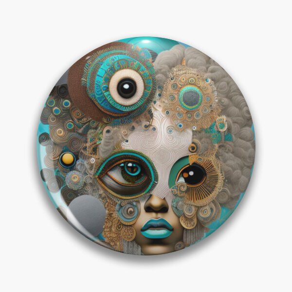 Item preview, Mrs Sheephead III - Quirky Collage designed and sold by KrisantoArts.