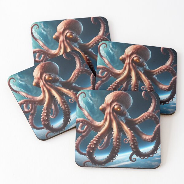 Item preview, Space Octopus designed and sold by wickedcartoons.