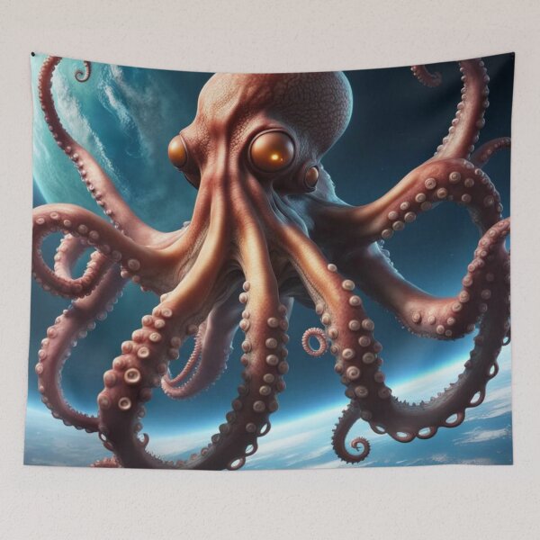 Item preview, Space Octopus designed and sold by wickedcartoons.