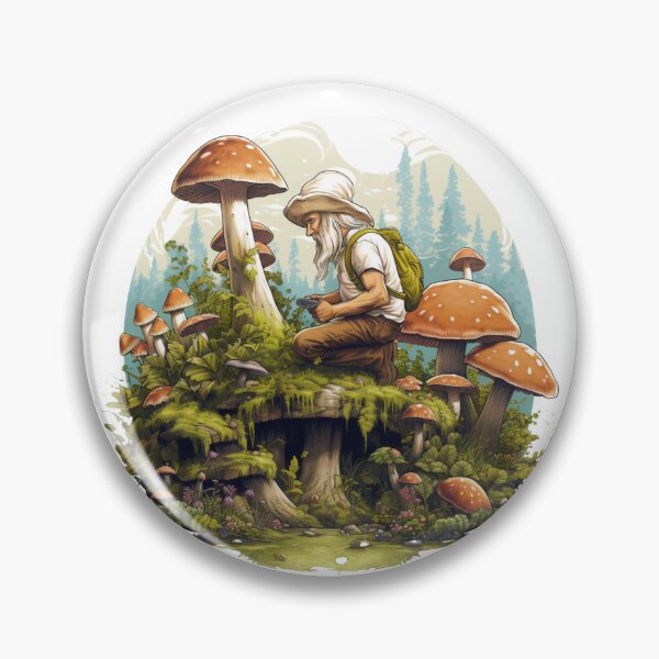 Item preview, Mushroom Mycology Fungi Foraging Mushroom Whisperer designed and sold by ArtFromBeyond.