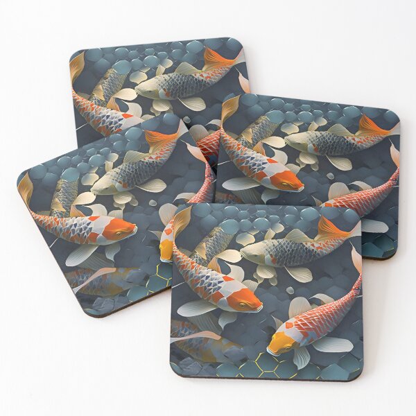 Item preview, Koi in Abstract designed and sold by saracen7S.