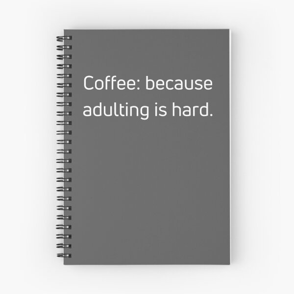 Item preview, Coffee: because adulting is hard. designed and sold by stickers-arts.