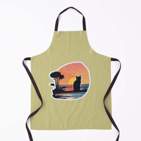 Item preview, cat and sunset designed and sold by SketchysDESIGNS.
