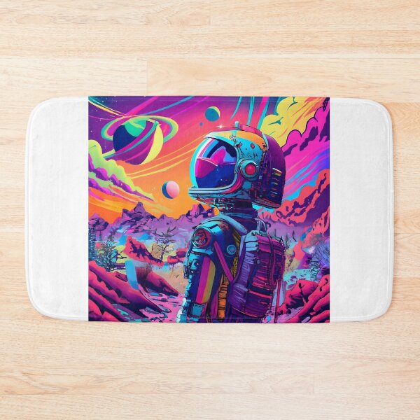 Item preview, astronaut looking saturn designed and sold by SabyDigitalArt.