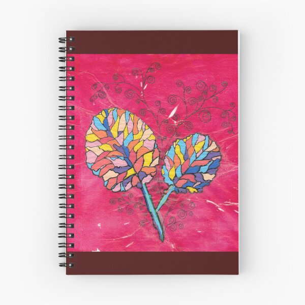 Item preview, Botanical Mosaic with Swirls on Red designed and sold by dabblerinksie.