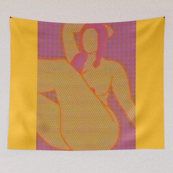 Item preview, Digital painting of Rubenesque female nude model designed and sold by pulchritude560.