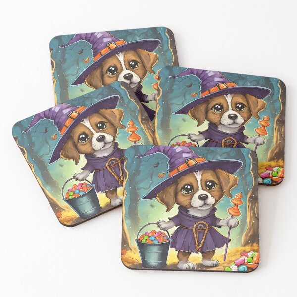 Item preview, Puppy Trick or Treating  designed and sold by Eleen's Shop.