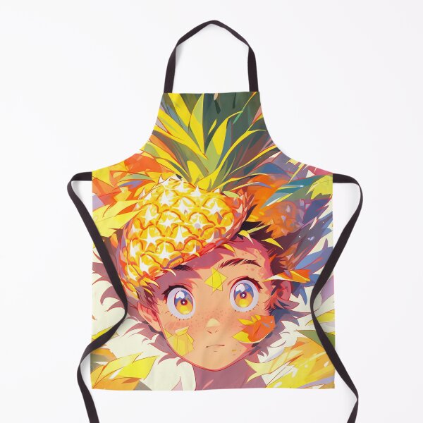 Item preview, Cute Pineapple Fruit Anime Person designed and sold by bubblegoth.