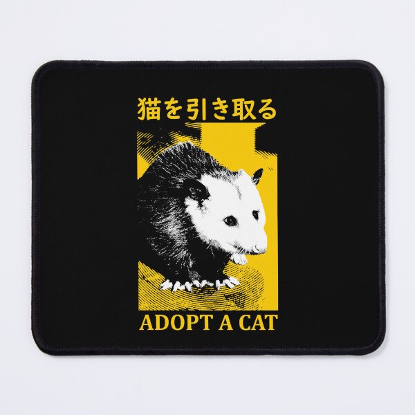 Item preview, Adopt a Cat Opossum Yellow designed and sold by VintageMedatsu.