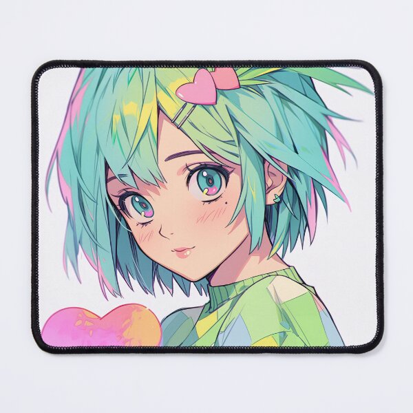 Item preview, Adorable Pastel Love Heart Anime Girl designed and sold by bubblegoth.