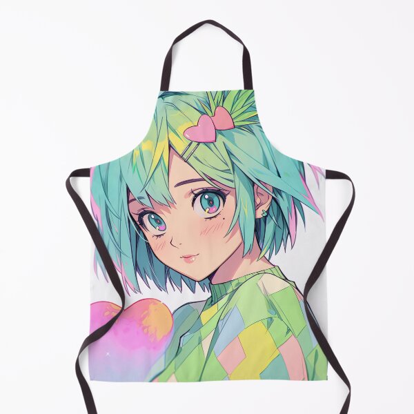 Item preview, Adorable Pastel Love Heart Anime Girl designed and sold by bubblegoth.