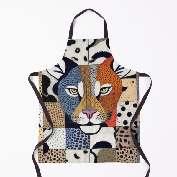 Item preview, Animal print Patchwork quilt designed and sold by Roxburylane.