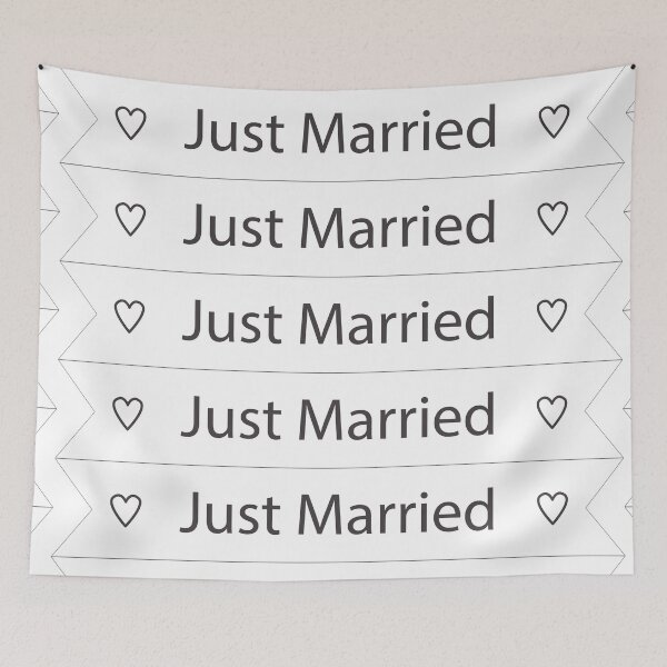 Item preview, Just Married, Couples  designed and sold by Islanr.