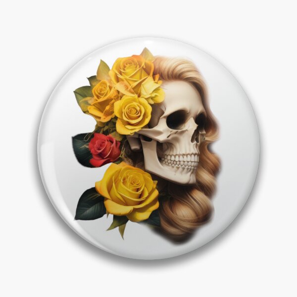 Item preview, SKULL ROSES HALLOWEEN DAY OF THE DEAD DIA DE MUERTOS MEXICAN #ogirdor designed and sold by ogirdorgraphics.