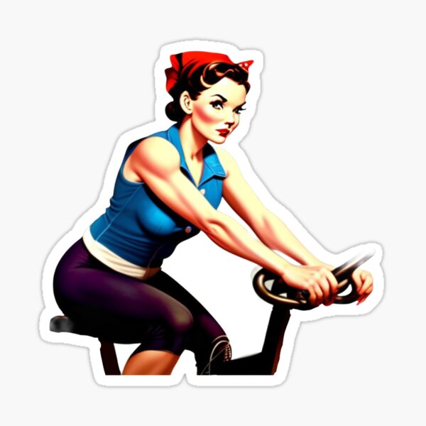 Rosie Rides and Lifts Sticker
