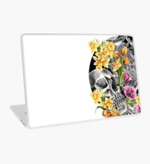 Doodle Skull and flower case Laptop Skin