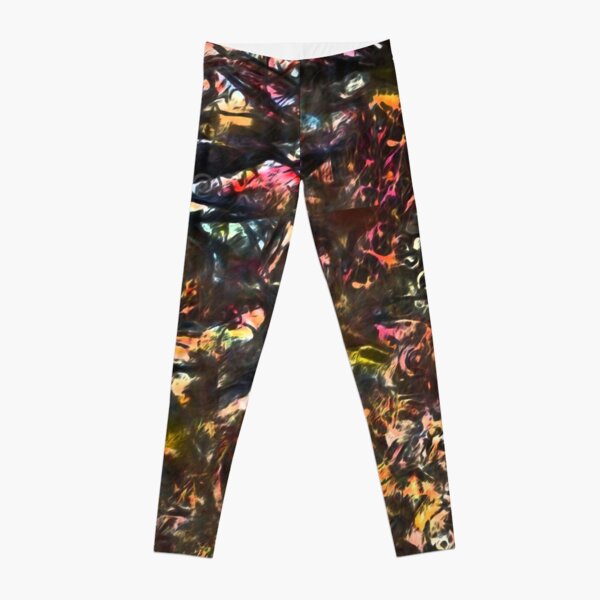 2054 Technical Printed Leggings - Luxury Black