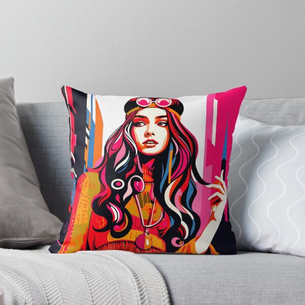 Item preview, vintage hippie hippy girl flower power summer love designed and sold by Martymcflay.