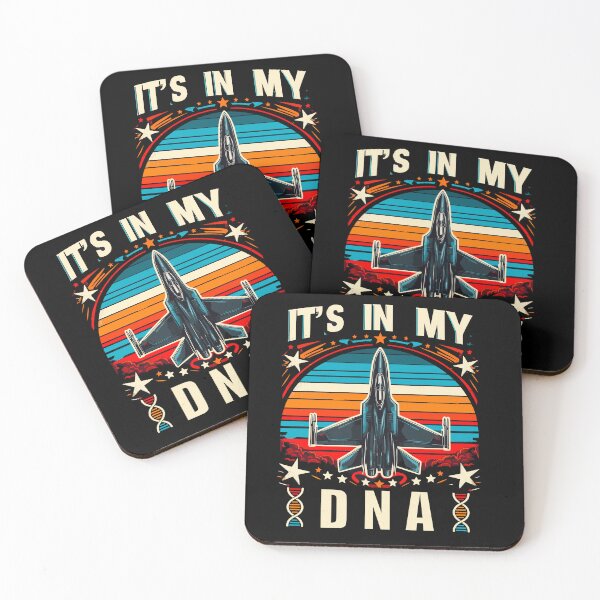 Item preview, It’s in my dna, jet fighter pilot, aviator, military veteran designed and sold by mwebba2005.
