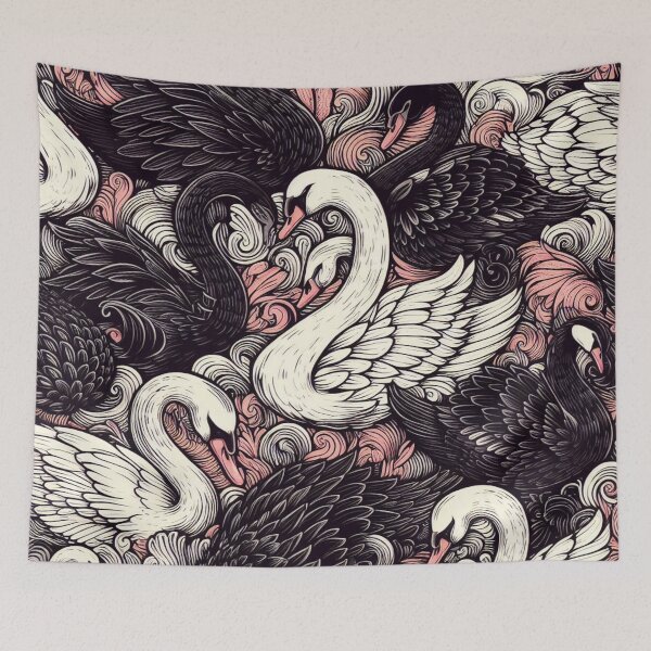 Item preview, Graceful Swans  designed and sold by purplesensation.