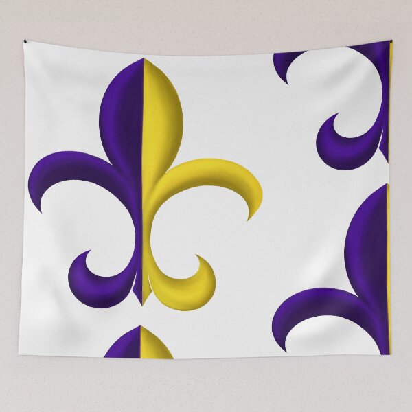 Item preview, Purple and Gold Fleur de Lis II designed and sold by lezell.