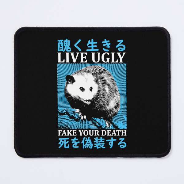Item preview, Live Ugly Japanese Opossum T-Shirt designed and sold by VintageMedatsu.
