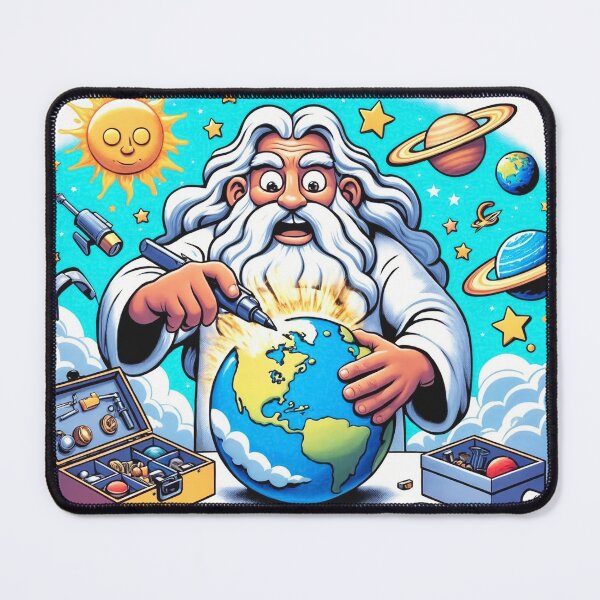 Item preview, God with a toolbox designed and sold by elaineclift.