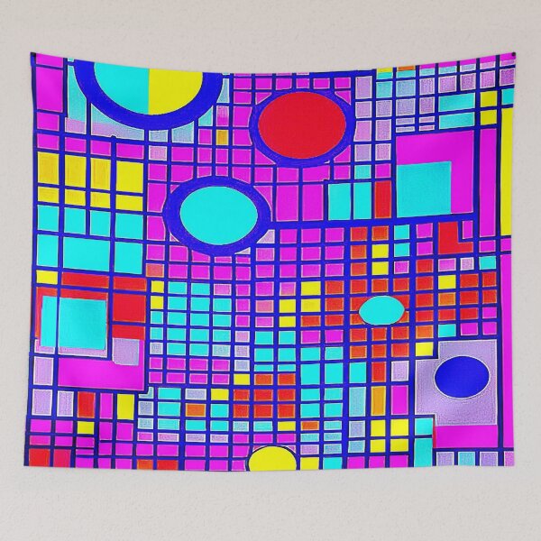 Item preview, Abstract cubism pattern. designed and sold by Giulivo Store Graphic.