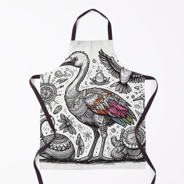 Item preview, "Dodo Doodles Mural Art - Whimsical Bird Illustration" designed and sold by lujubraga.