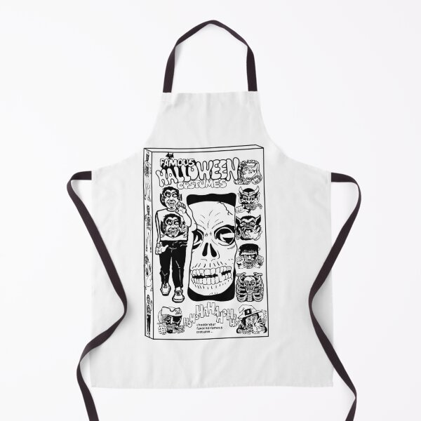 Item preview, Vintage Halloween Mask in Box - Black + White designed and sold by The Abysmall.