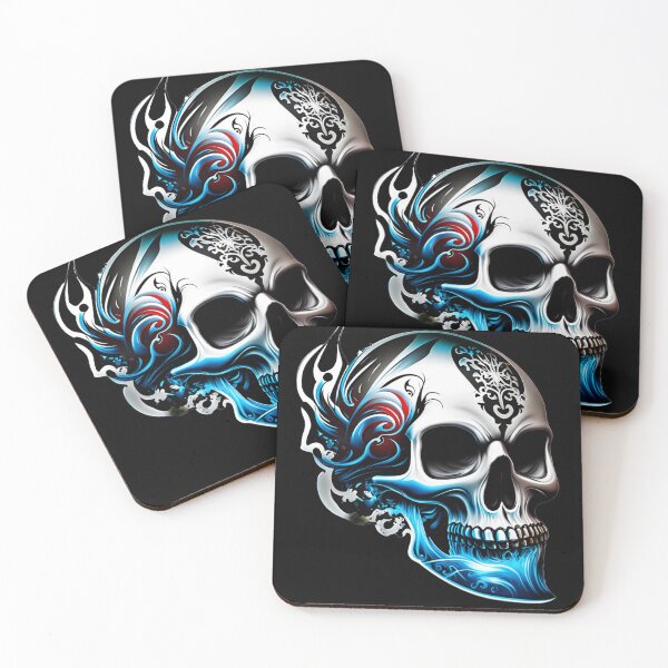 Item preview, Copy of Titanium Skulls Punk beard designed and sold by PugD.