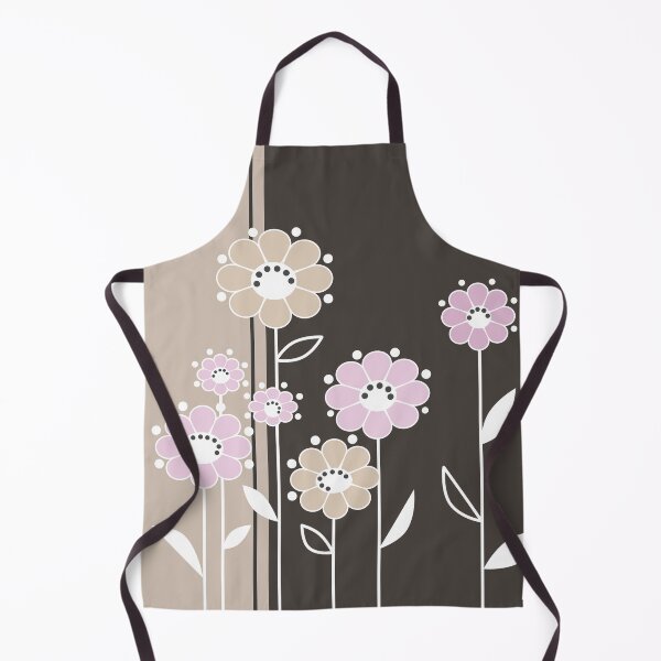 Item preview, Floral pattern on a brown retro background . designed and sold by fuzzyfox.