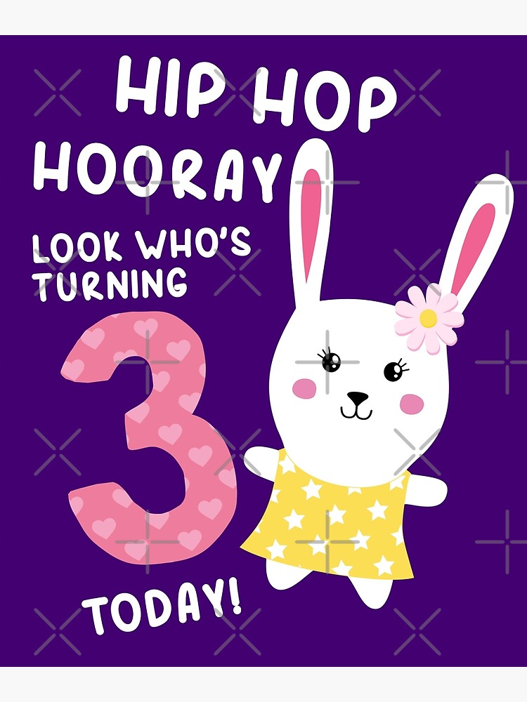 Hip Hop Hooray Look Who's Turning 3 Today! 