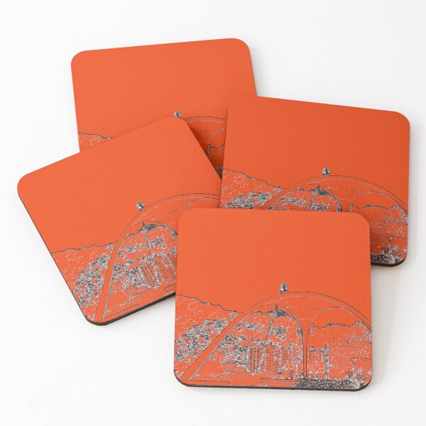 Item preview, Apotheosis, the compass line - black & red orange designed and sold by delcueto.