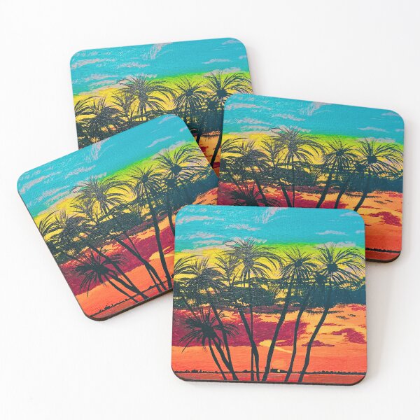 Item preview, Sunset Palm Trees designed and sold by Moore & Moore Creations.