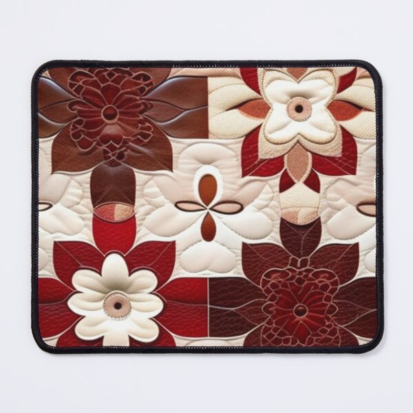 Item preview, Leather Patchwork quilt designed and sold by Roxburylane.