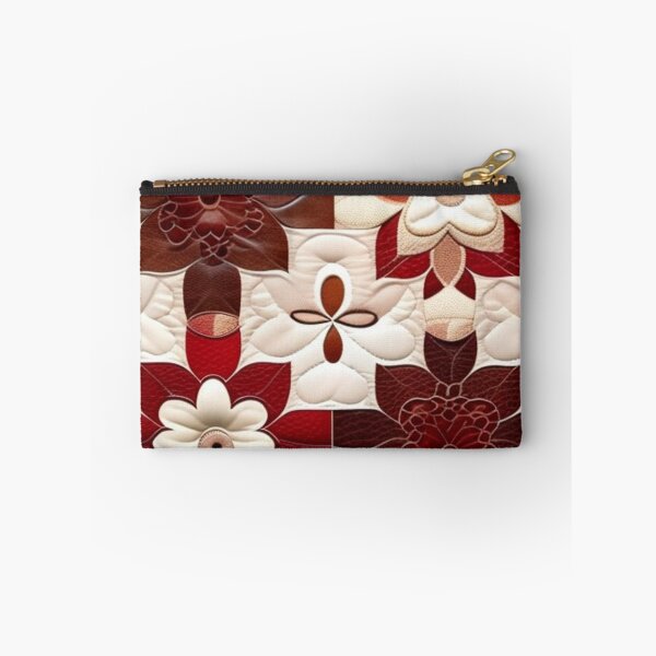 Item preview, Leather Patchwork quilt  designed and sold by Roxburylane.