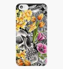 Doodle Skull and flower case iPhone 5c Case