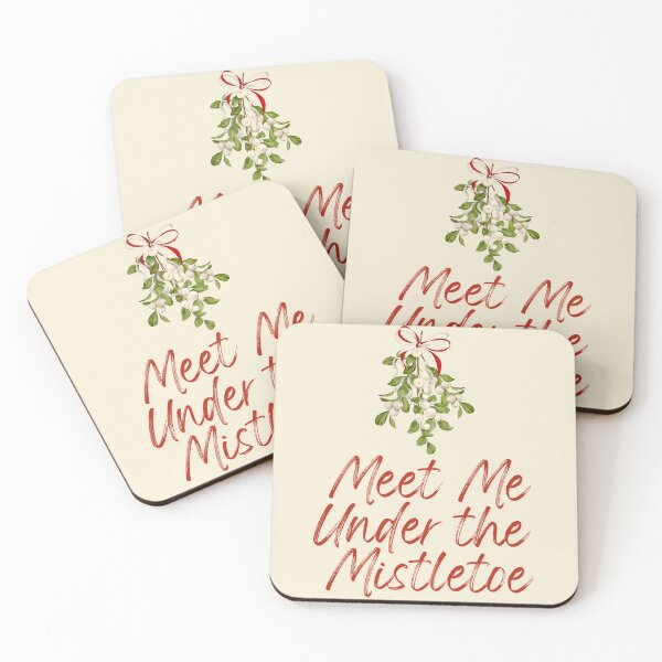 Item preview, Meet me under the Mistletoe, aesthetic Christmas   designed and sold by Mariana Piana.