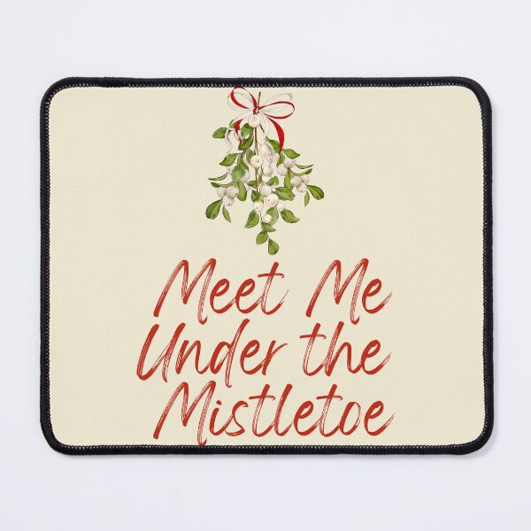 Item preview, Meet me under the Mistletoe, aesthetic Christmas designed and sold by Mariana Piana.