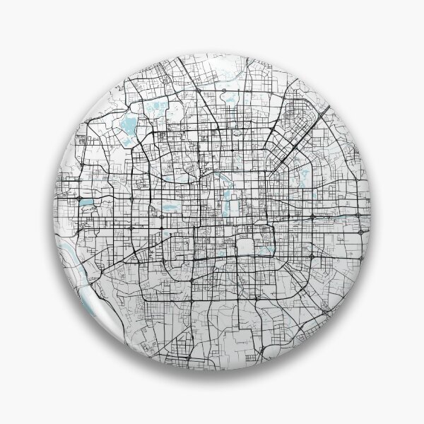 Item preview, Beijing City Map of China - Circle designed and sold by deMAP.