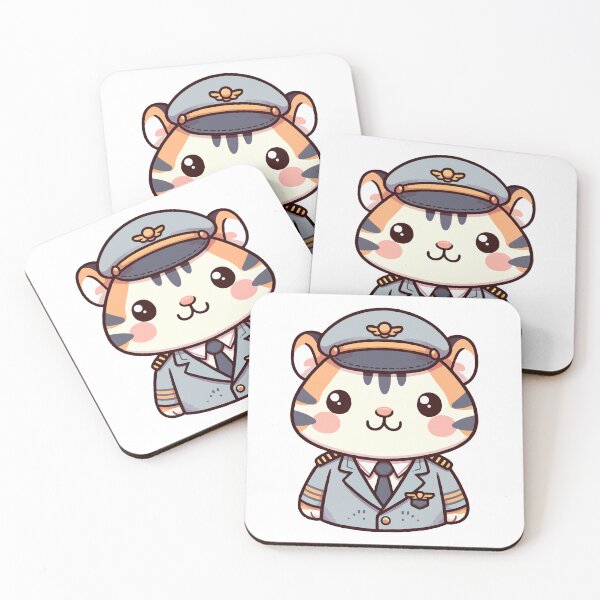 Item preview, Tiger in a pilot uniform designed and sold by OniumEth.