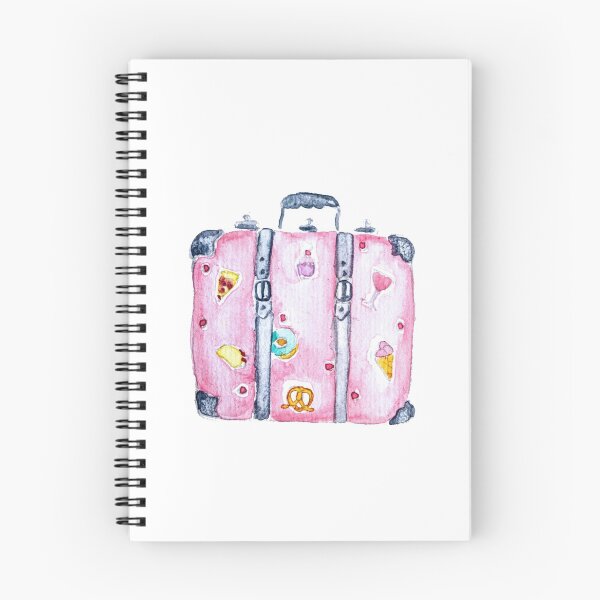 Item preview, Watercolor Travel Suitcase Illustration - Travel Lovers - Travelers - Journey - Voyage - Trip designed and sold by colorsnack.